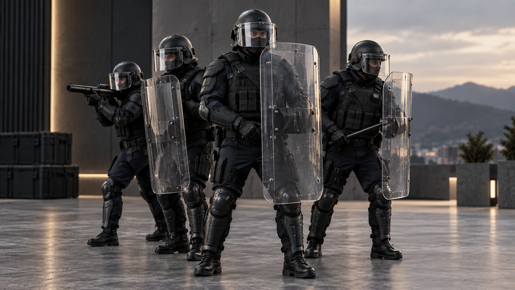 Police et anti-émeute